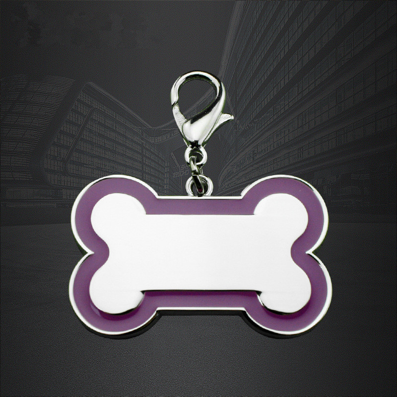 Přizpůsobte Zinek Alloy Dog Tags Bone Design Pet Tag s QR kódem